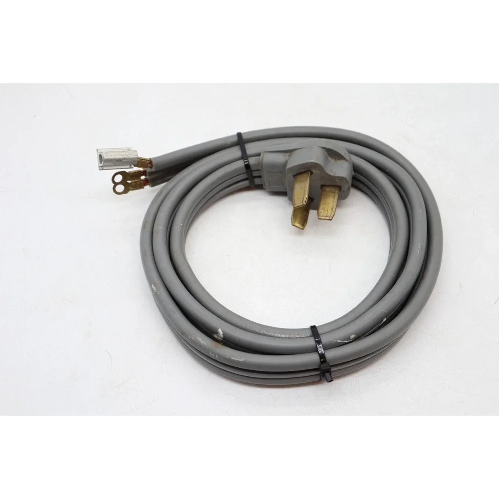 Universal 6ft 3-Prong Electric Dryer Power Cord | 30A 250V | NEMA 10-30P